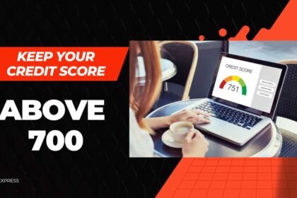 Man checking credit score online on mobile app