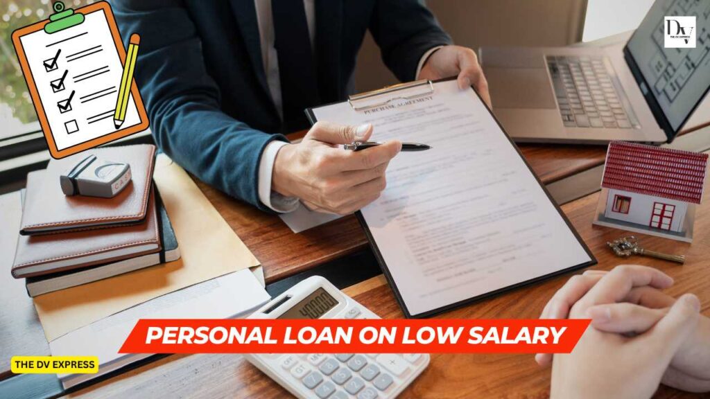 personal loan on low salary